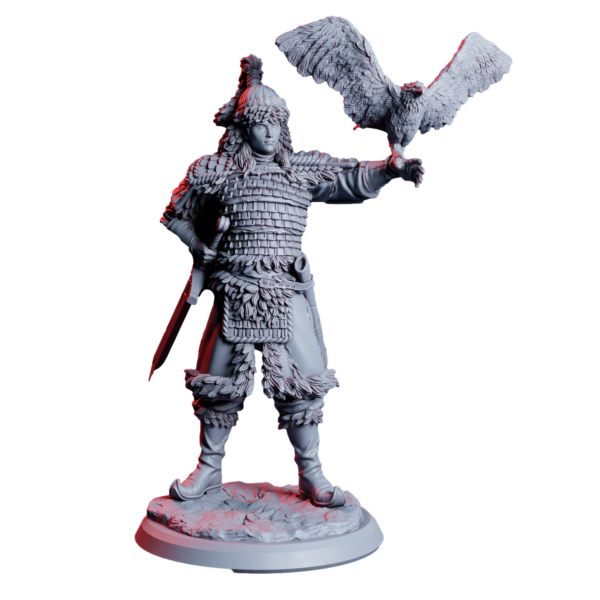Highland Elves Hunter with Eagle  - Elfi Łowca z gór z Orłem  - Flesh of Gods