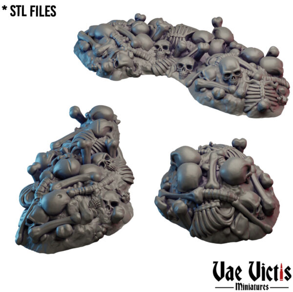 Bone piles Set - x3