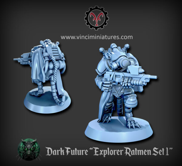 Dark Future Explorer Ratmen Set 1 - x1