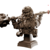Female Dwarf Warrior Popiersie - Flesh of Gods