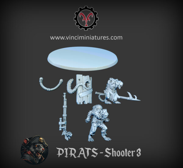 Pirat Shooter Rat 3 - x1