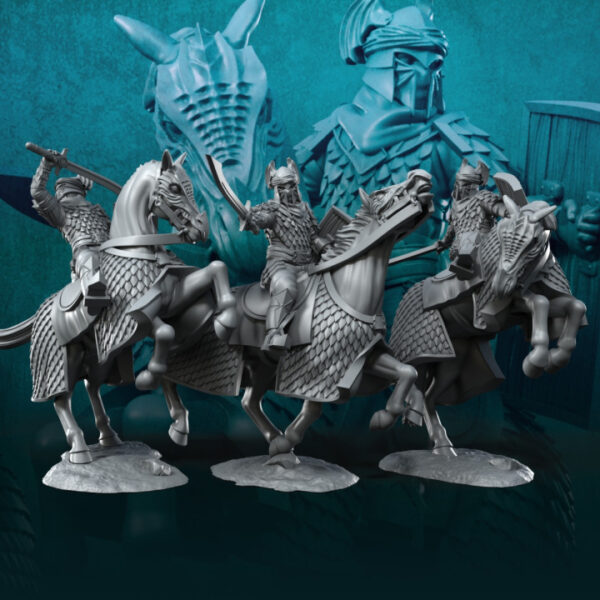 Regular Dragon Army Cavalry - x6