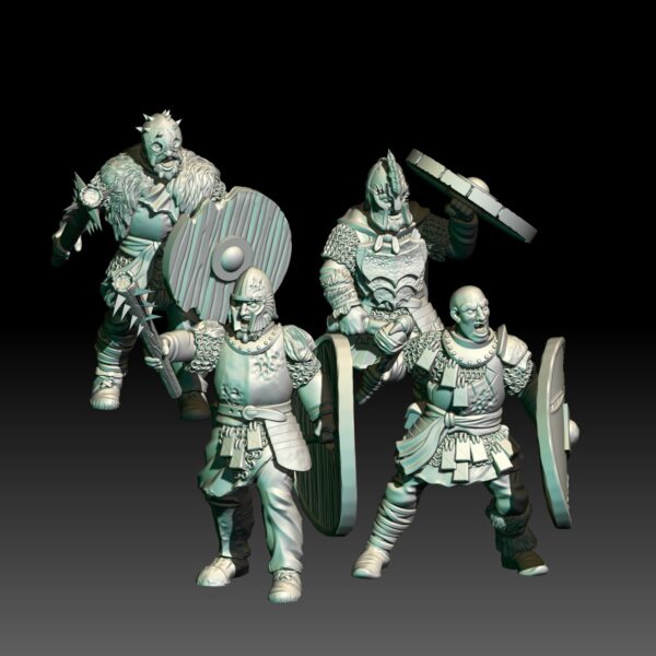 Warriors with Maces - x1