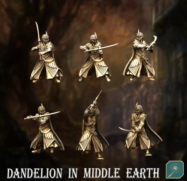 Golden Wood Elf Footmen (Glaiveman) - x1
