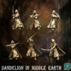 Golden Wood Elf Footmen (Swordman with Shield) - x12