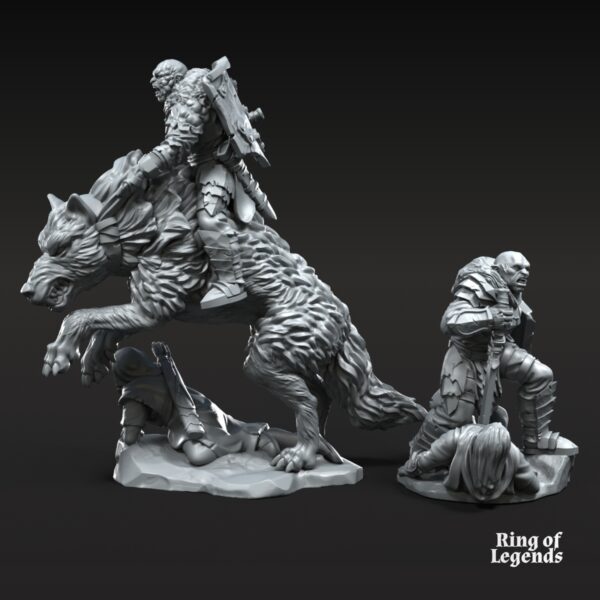 Korvog, Orc Lord Commander ft and mtd