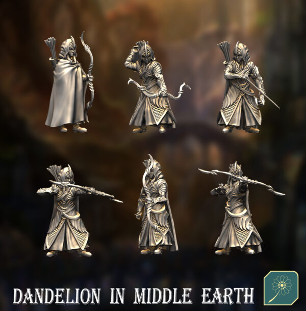 Golden Wood Elf Footmen (Bowman) - x6