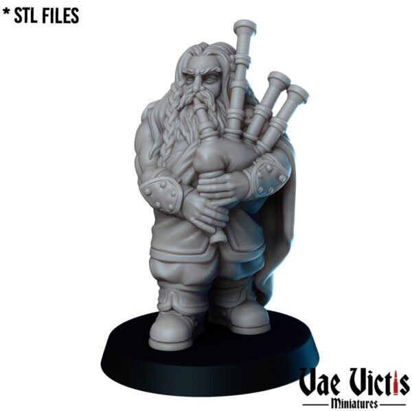 The Dwarf bagpiper - x1