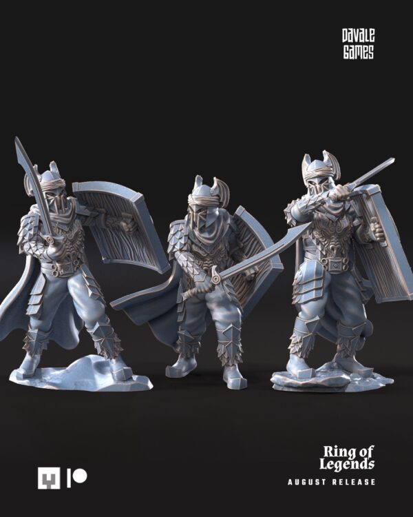 Dragon Army Elite with Sword and shield x6