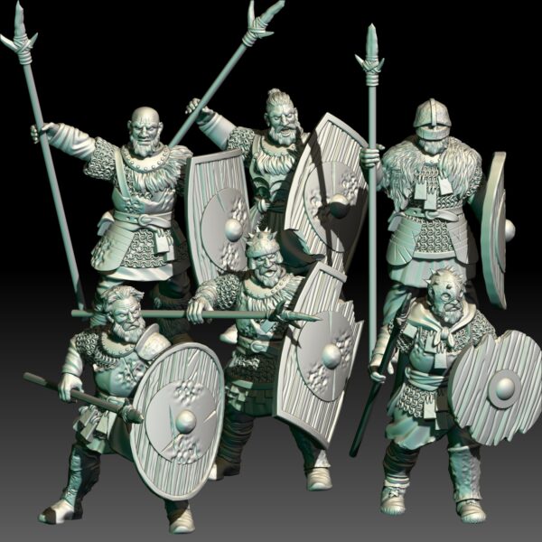Warriors with Spears - x1