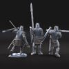 Grey Castle warriors with spears ft- x6