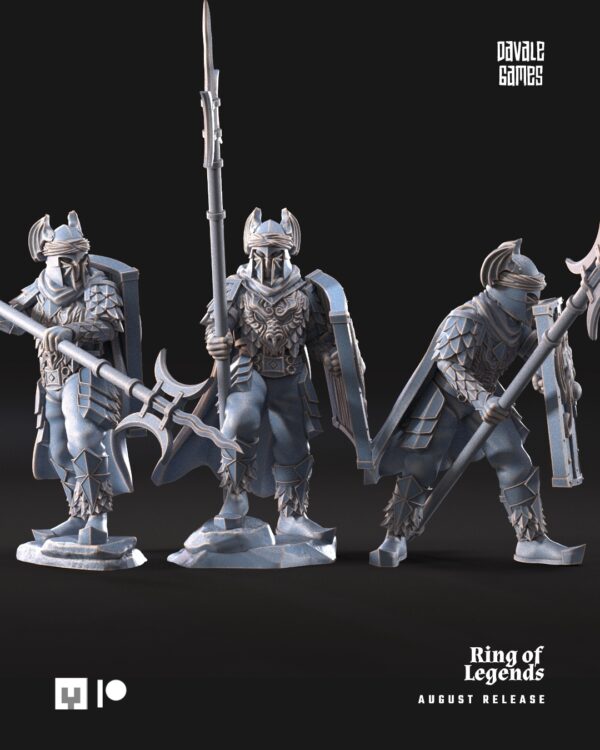 Dragon Army Elite Pikemen and shield x6