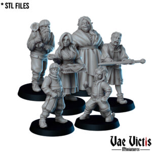 The Townfolks #01 Set - x6