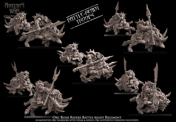 Orc Boar Riders - x5