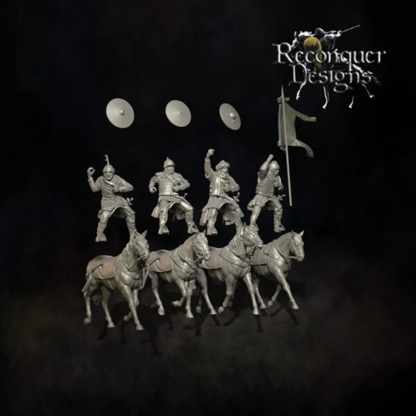 12th Century Ghulam Cavalry - x4