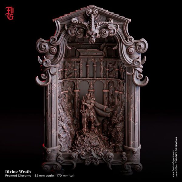 Framed Diorama - Divine Wrath