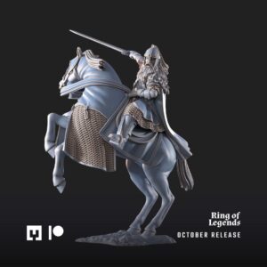 West Humans - Hammer Lord Mounted - x1
