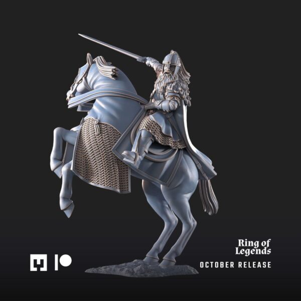 West Humans - Hammer Lord Mounted - x1