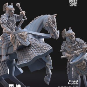 Dragon Army - Drummer Mounted and Foot - x2