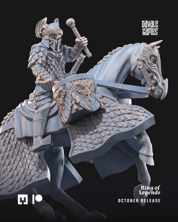 Dragon Army - Drummer Mounted - x1