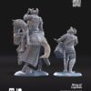 Dragon Army - Drummer Mounted and Foot - x2