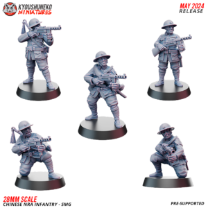 SMG - Chinese NRA Infantry - x5