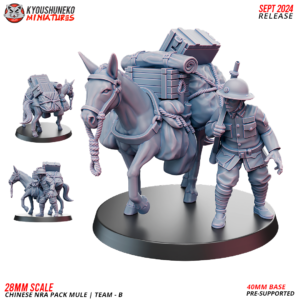 Chinese NRA Pack Mule | Team B ww2 - x1