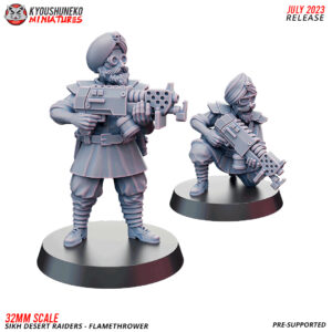 Flamethrower - Sikh Desert Raider - x1