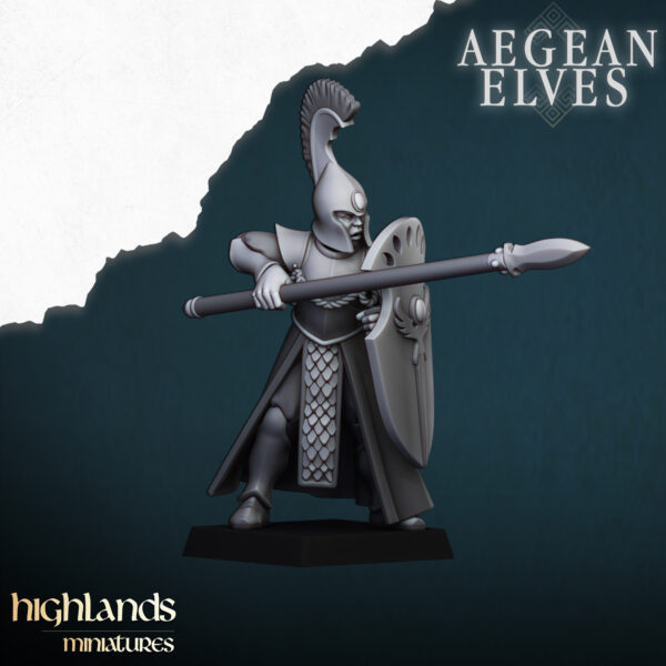 Aegean Elves Spearmen - x1