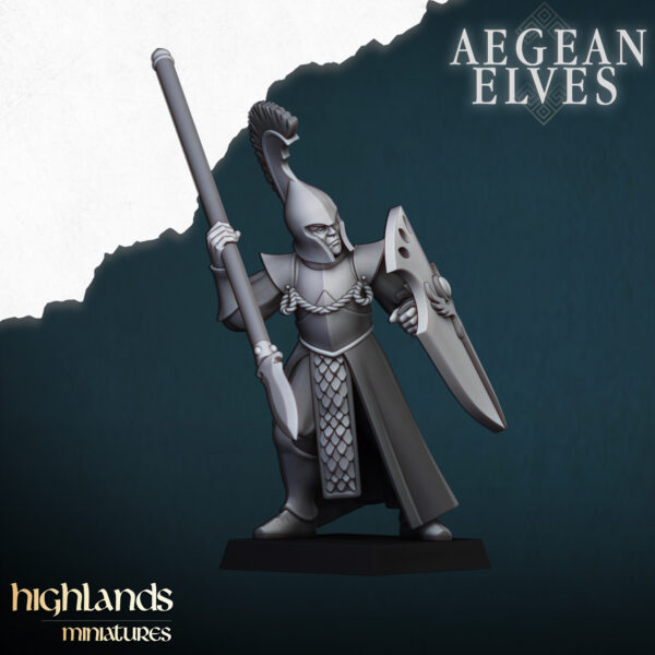 Aegean Elves Spearmen - x1