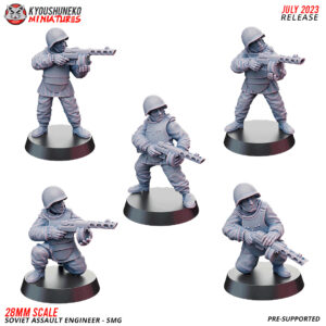 SMG - Soviet Assault Engineer ww2 - x6