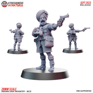 NCO - Indian Sikh Infantry ww2 - x1