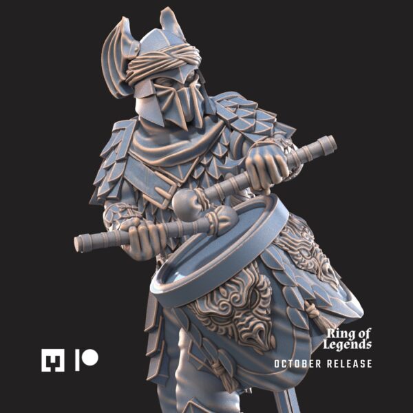 Dragon Army - Drummer on Foot - x1