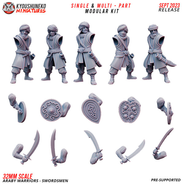 Swordsmen - Araby Warriors - x1