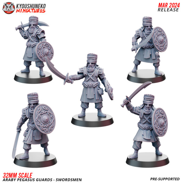 Araby Pegasus Guards Swordsmen - x5