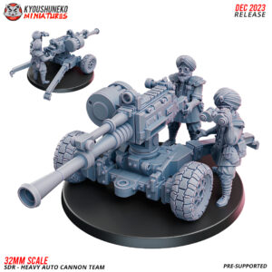 SDR Heavy Auto Cannon Artillery Team - x1