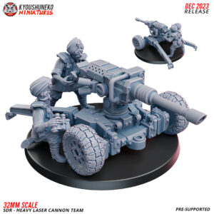SDR Heavy Laser Cannon Artillery Team - x1