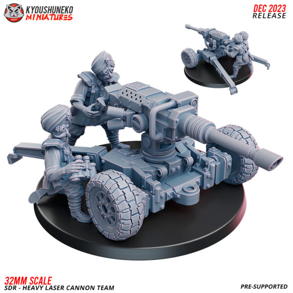 SDR Heavy Laser Cannon Artillery Team - x1