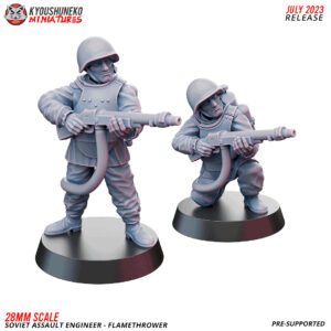Flamethrower - Soviet Assault Engineer ww2 - x1