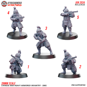 SMG - Chinese NRA Heavy Armored Infantry ww2 - x1