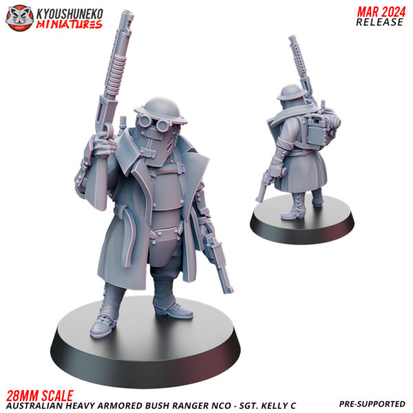 Kelly C - Australian Heavy Armored Bush Ranger NCO - x1