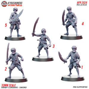 Araby Corsairs Swordsmen - x5