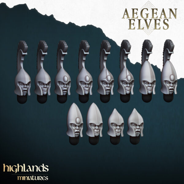 Aegean Elves Spearmen - x1