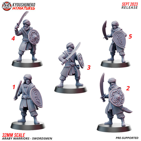 Swordsmen - Araby Warriors - x1