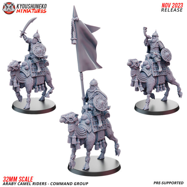 Command Group - Araby Camel Riders - x3