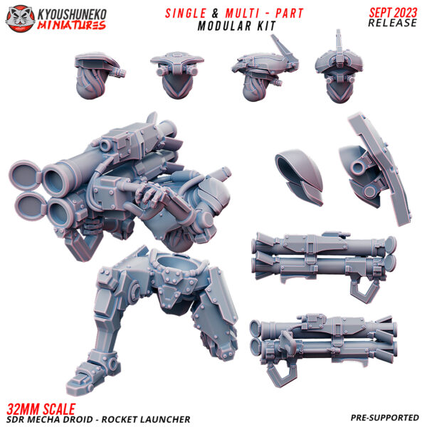 SDR Mecha Droid Rocket Launcher - x1