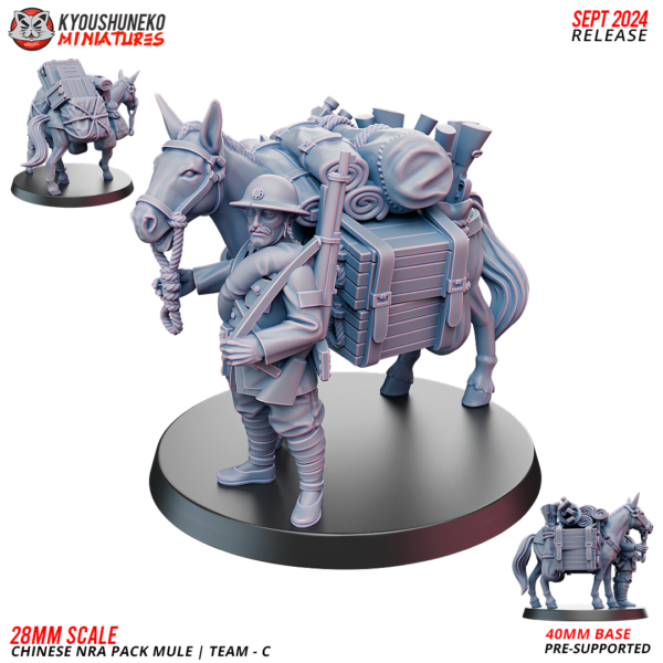 Chinese NRA Pack Mule | Team C ww2 - x1