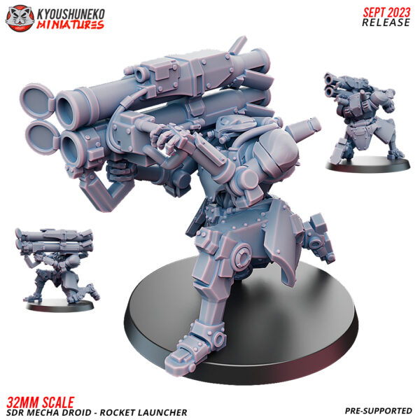 SDR Mecha Droid Rocket Launcher - x1