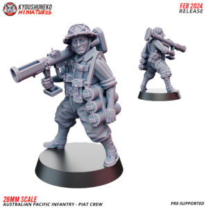 Piat Crew - Australian Pacific Infantry - x1