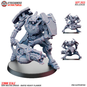 SDR Mecha Droid Rapid Heavy Flamer - x1